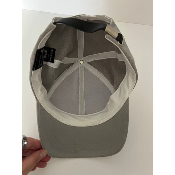 Emstate by Winner Caps Men's Light Grey Suede Leather Baseball Cap One Size - Picture 6 of 9